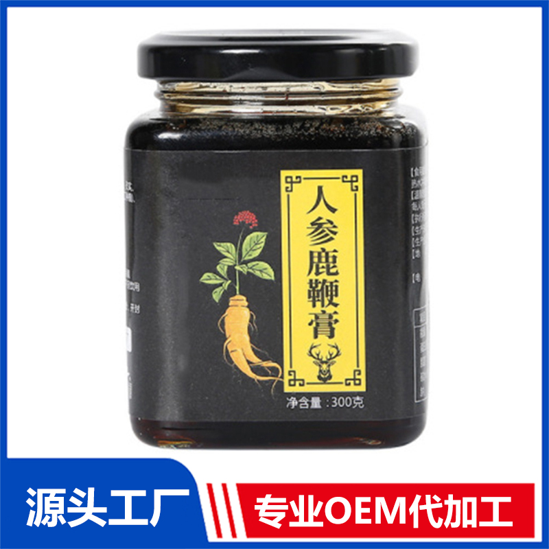 人參鹿鞭阿膠枸杞膏代加工枇杷秋梨膏，沙棘地龍蛋白膏ODM廠家