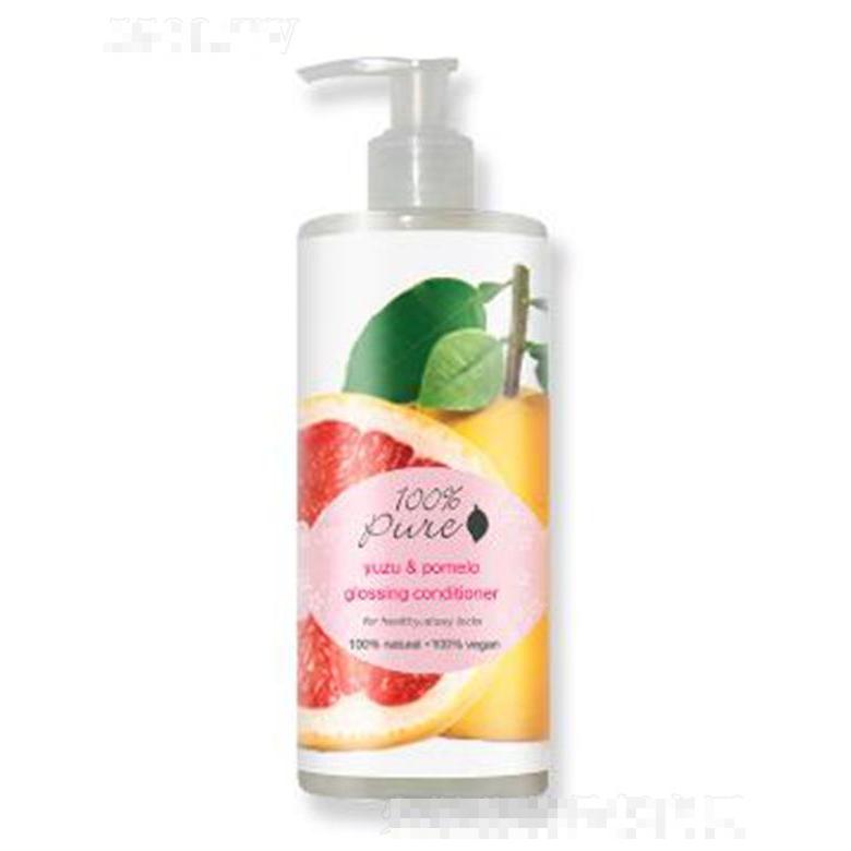 Pure日本蜜柚亮澤護(hù)發(fā)素 390ml光感柔亮 彈力十足