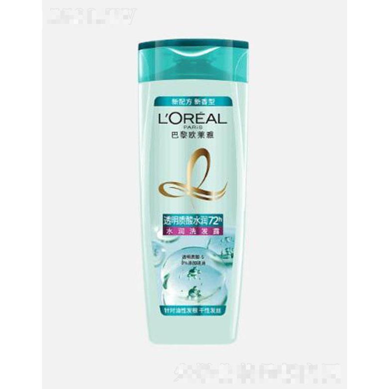 歐萊雅透明質(zhì)酸水潤去屑洗發(fā)露 200ml有效去屑秀發(fā)飄逸水漾潤澤