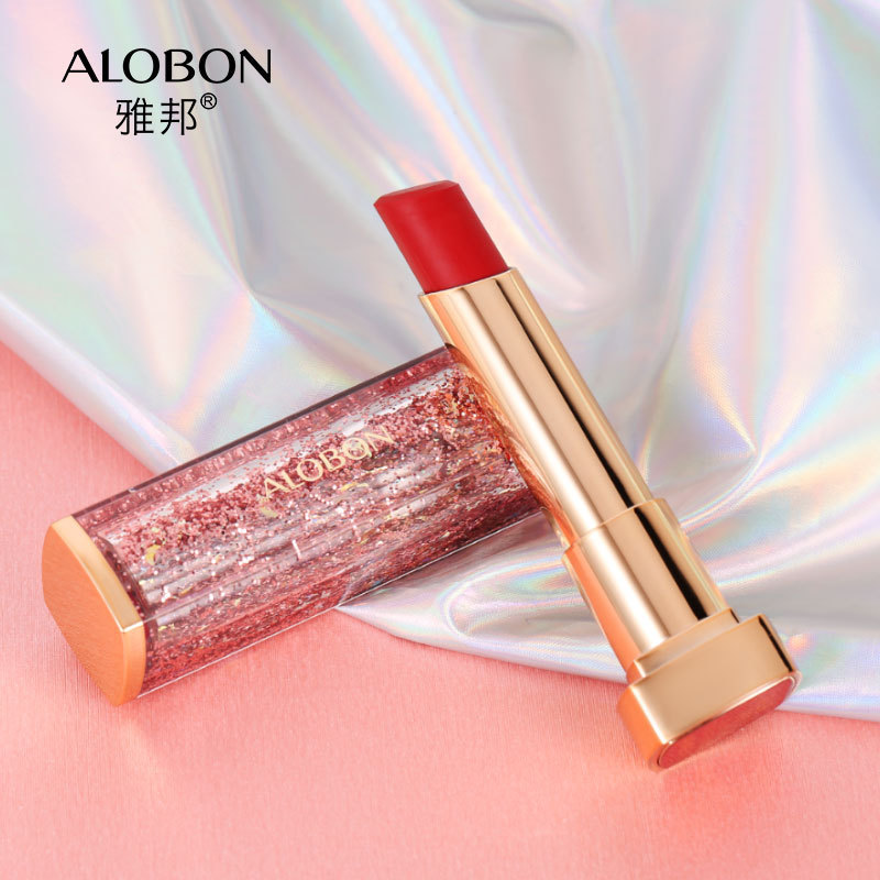 AloBon 雅邦 怦然星動(dòng)口紅 不沾杯滋潤(rùn)修容國(guó)貨彩妝正品唇膏批發(fā)OEM代加工