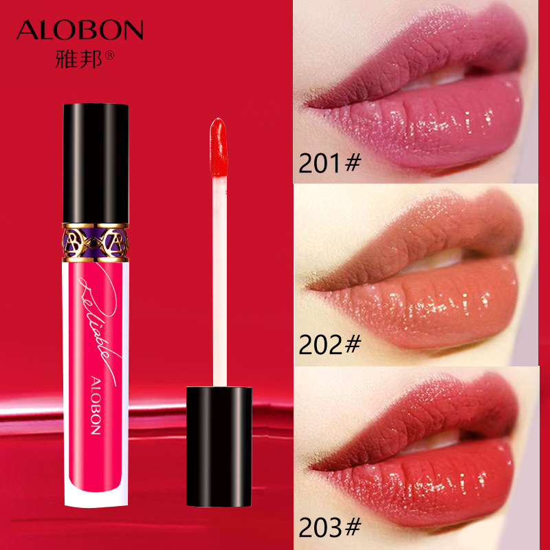 雅邦 水霧唇露口紅學(xué)生爆款正品批發(fā)水光唇釉不掉色不粘杯OEM代加工