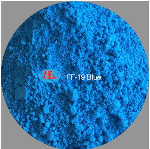 佰霖?zé)晒?FF-19 熒光粉 霓虹色 熒光藍(lán)OEM代工廠