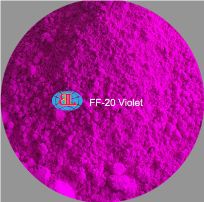 佰霖?zé)晒?FF-20油墨油漆熒光顏料色彩鮮艷熒光紫OEM代工廠