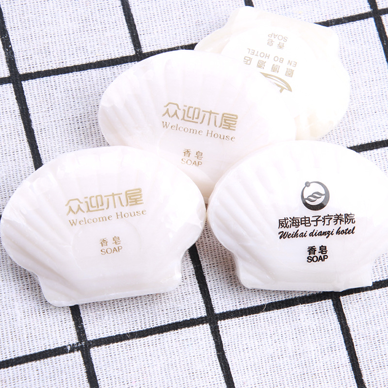 賓館酒店用貝殼皂 批發(fā)20g30g一次性香皂OEM代工廠