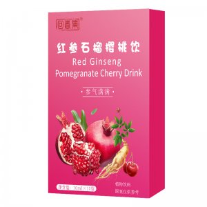 回春集紅參石榴櫻桃飲100ml植物飲品oem代加工