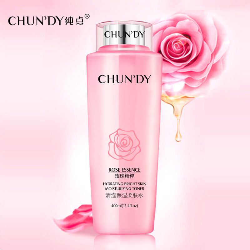 CHUNDY純點玫瑰大粉水清瀅柔膚水補水400mlOEM代工廠