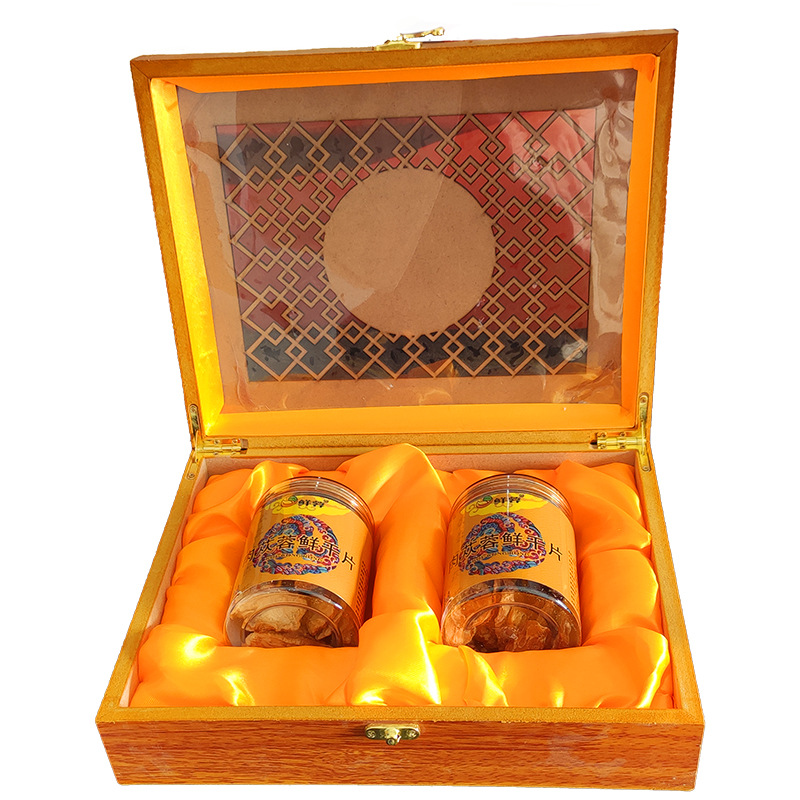 批發(fā)阿拉善肉蓯蓉鮮干精選片春節(jié)禮品盒送禮佳品200克贈(zèng)手袋OEM代加工