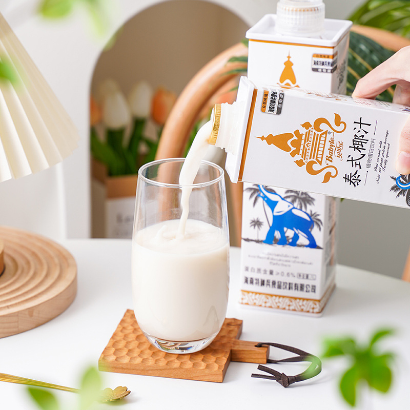 椰奶果汁飲料批發(fā)大瓶結婚宴椰子汁整箱OEM代加工