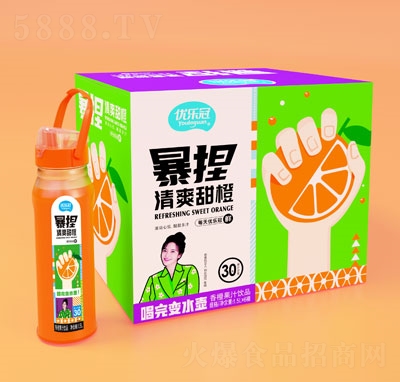 暴捏香橙果汁飲品1.5LX6OEM代加工