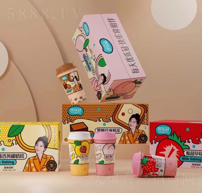 爆搖白桃烏龍奶茶（箱裝）OEM代加工