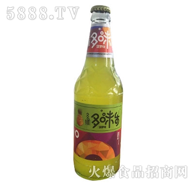 多味樂(lè)菠蘿味碳酸飲料(玻璃瓶汽水)OEM代加工