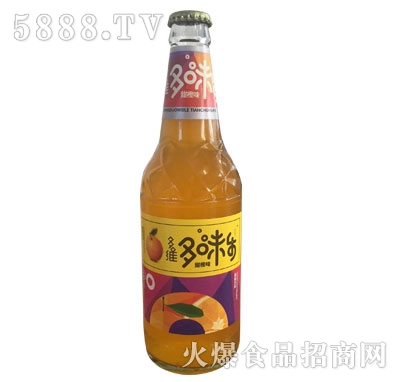 多味樂甜橙味碳酸飲料(玻璃瓶汽水)OEM代加工