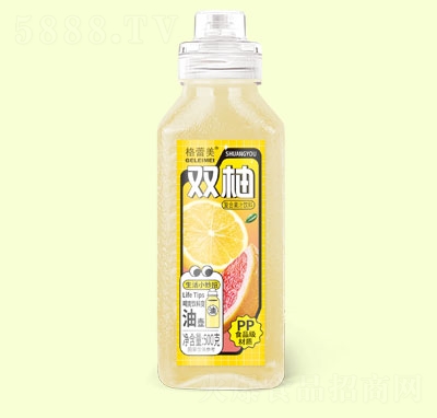 格蕾美水果飲料果味飲料雙柚汁500克OEM代加工