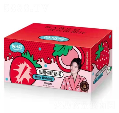 酸甜草莓奶撈(箱)OEM代加工