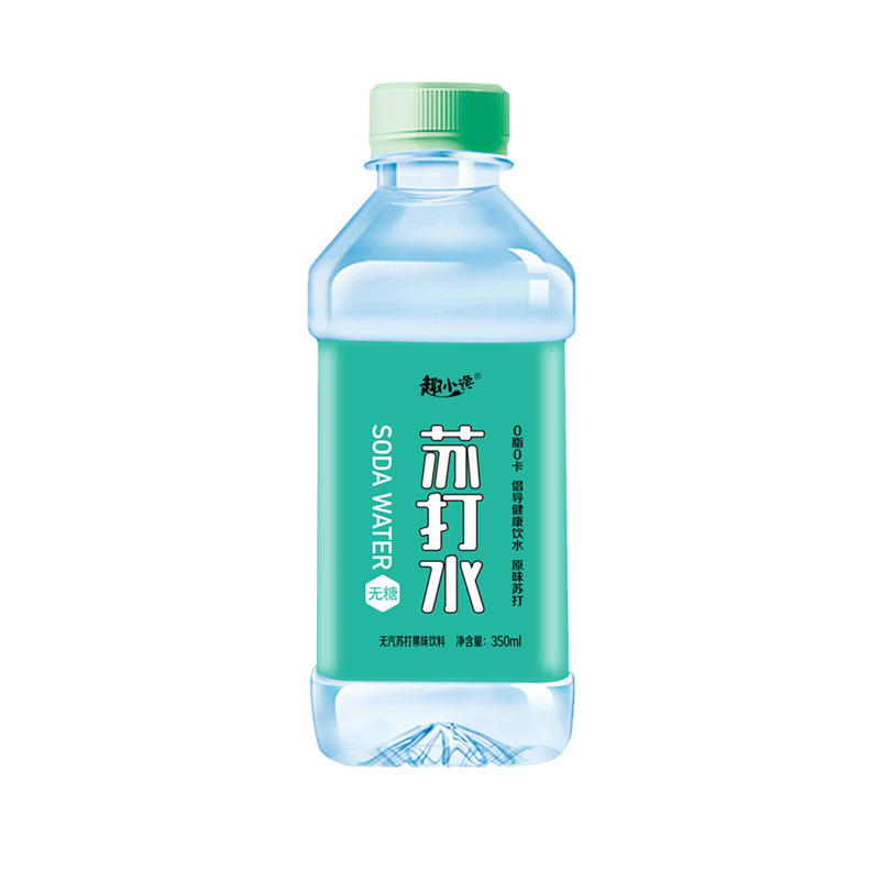 蘇打水飲料350ml廠家直銷整箱批發(fā)原味檸檬礦泉水一件代發(fā)OEM代加工