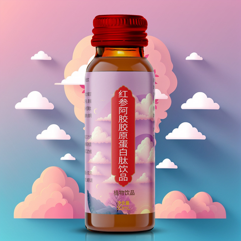 紅參阿膠膠原蛋白飲OEM代加工