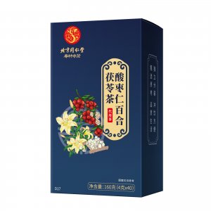 北京同仁堂酸棗仁百合茯苓茶大棗山藥安舒睡眠茶OEM代加工