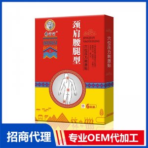 頸肩腰腿型穴位壓力刺激貼OEM貼牌代加工 貼劑貼牌定制源頭廠家